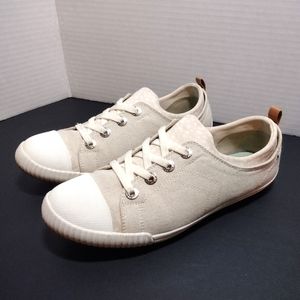 Dr Scholl's Jam Session Sneakers Women 8.5M Oyster Chambray